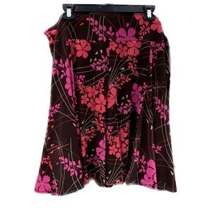 Floral skirt Petite XL Apt 9